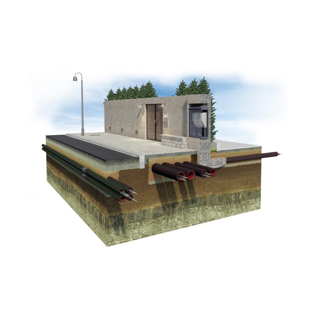 GEONFLEX double structured wall corrugated pliable conduit