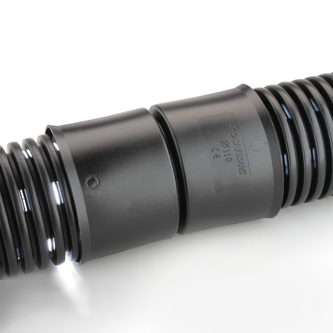 GEODRAIN double structured wall perforated rigid conduit